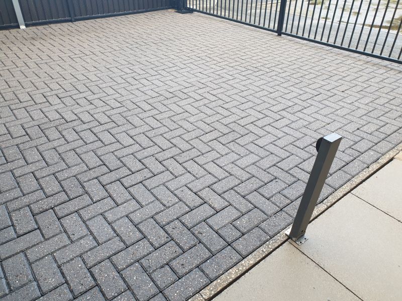 Block paving after being cleaned and re-sanded in Edwalton : Swipe To View More Images