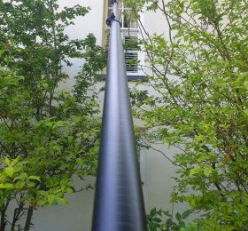 Water fed pole window cleaning: Click Here To View Larger Image