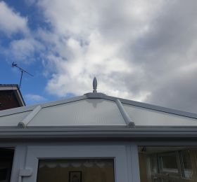 Conservatory after being cleaned in West Hallam: Click Here To View Larger Image