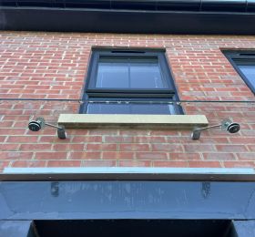 Glass canopy after
Nuthall, Nottingham : Click Here To View Larger Image